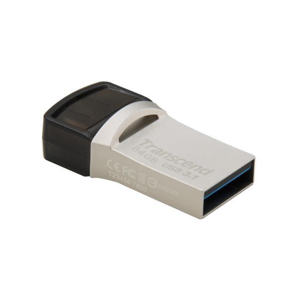 Transcend JetFlash 890 - Chiavetta USB - 64 GB - USB 3.1