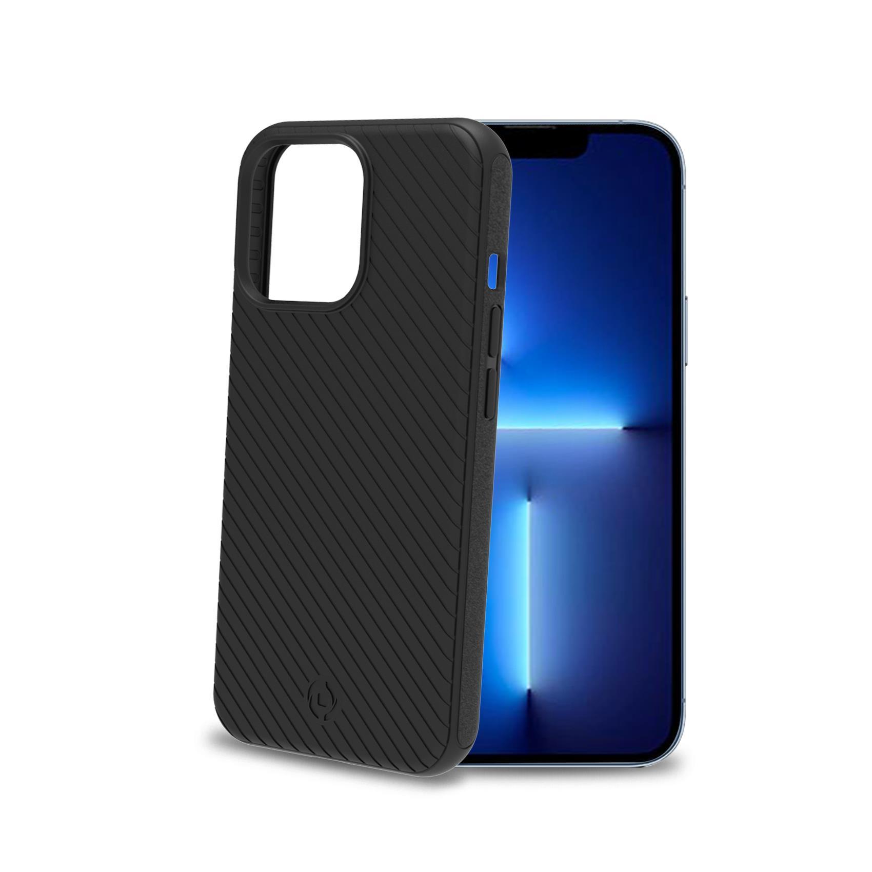 Celly Ultra - Cover per cellulare - poliuretano termoplastico in policarbonato - nero - per Apple iPhone 13 Pro