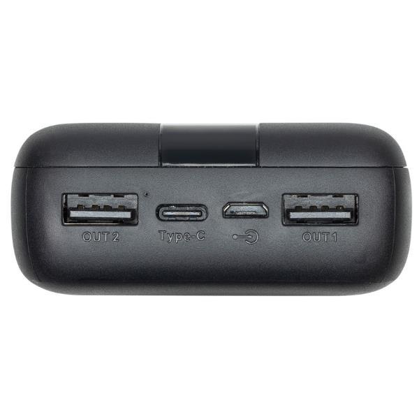 POWER BANK 20000 MAH NERA TYPE-C