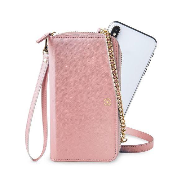 Celly Venere Universal - Custodia per cellulare - similpelle - rosa - 6.5"