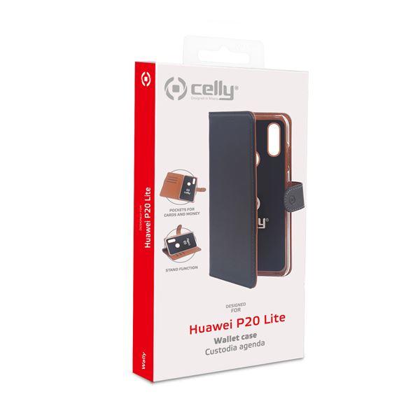 Celly Wally WALLY744 - Flip cover per cellulare - similpelle - per Huawei P20 lite