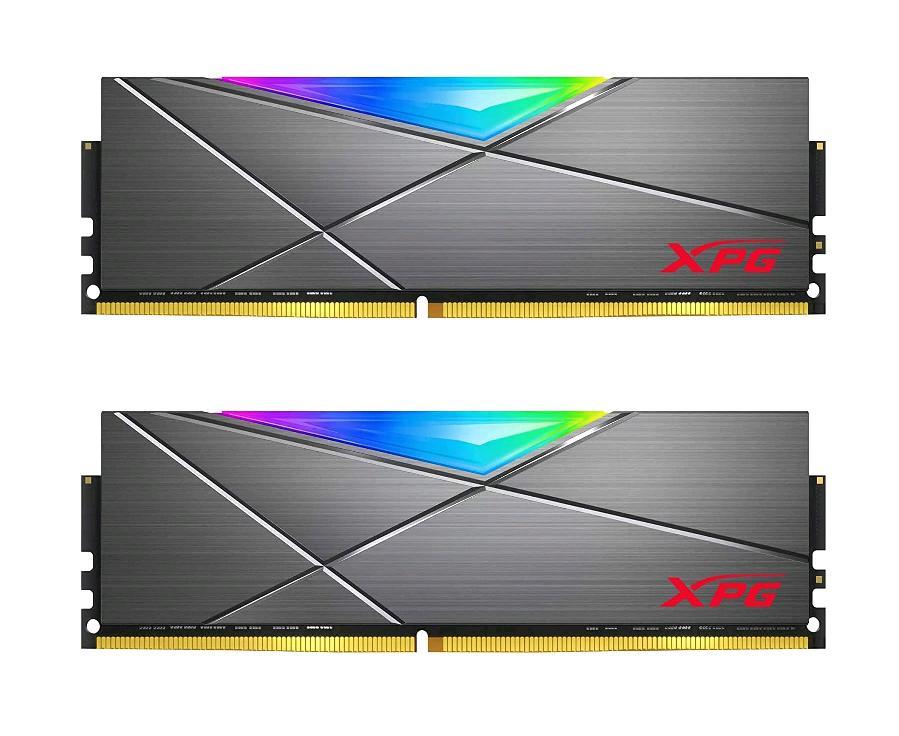ADATA XPG SPECTRIX D50 RGB KIT MEMORIA RAM 2x16GB 32GB TOTALI 3.600MHz TECNOLOGIA DDR4 TIPOLOGIA DIMM CL18 GREY