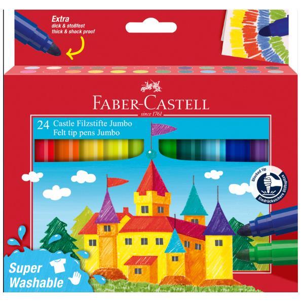 FABER CASTELL CF12 PENNARELLI JUMBO CASTELLO ASS.