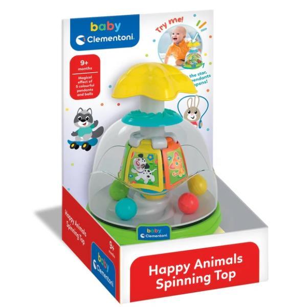 CLEMENTONI HAPPY FRIENDS TROTTOLA PER BAMBINI STIMOLA LA MANUALITA'