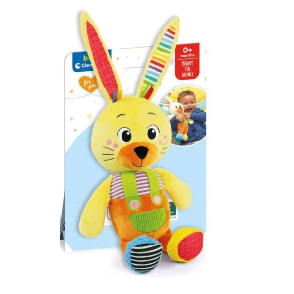 CLEMENTONI BABY FOR YOU BENNY THE BUNNY CONIGLIETTO PELUCHES PER NEONATO