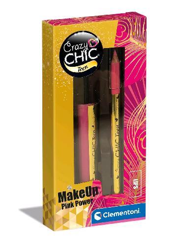 CLEMENTONI CRAZY CHIC TEEN LIPGLOSS E PENCIL LUCIDALABBRA E MATITA TRUCCHI ANALLERGICI