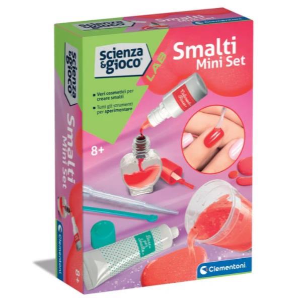 CLEMENTONI SCIENZA E GIOCO SMALTI MINI SET KIT SCIENTIFICO PER CREARE SMALTI