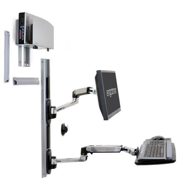 Ergotron LX Wall Mount System - Kit montaggio …