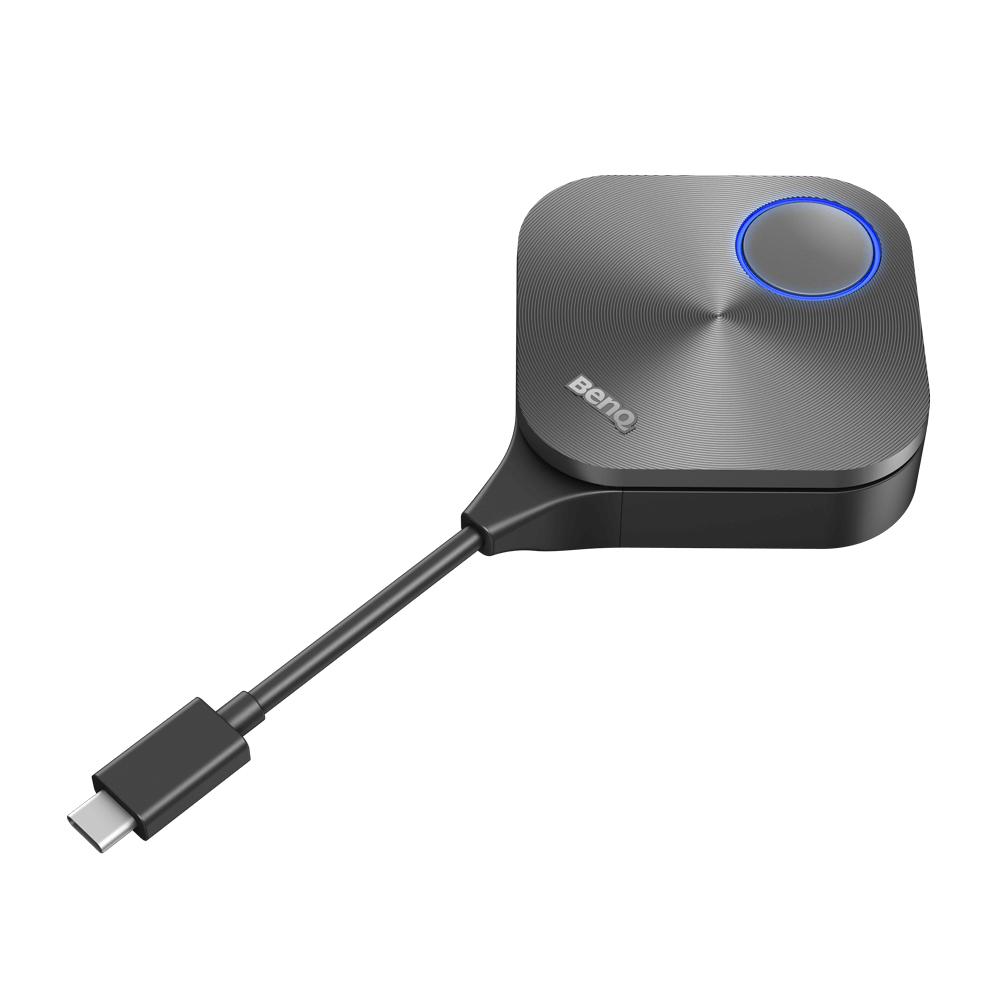 BenQ TWY31 - Adattatore di streaming supporto di rete - USB-C - Wi-Fi 5 - grigio argento