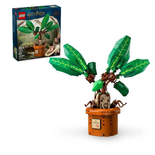 LEGO HARRY POTTER MANDRAGOLA CREATURA MAGICA CON ARTI E BOCCA MOBILI