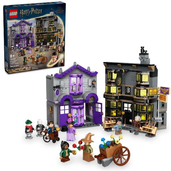 LEGO HARRY POTTER OLIVANDER E MADAMA MC CLAN 2 MODELLI DI NEGOZI CON 6 MINIFIGURE