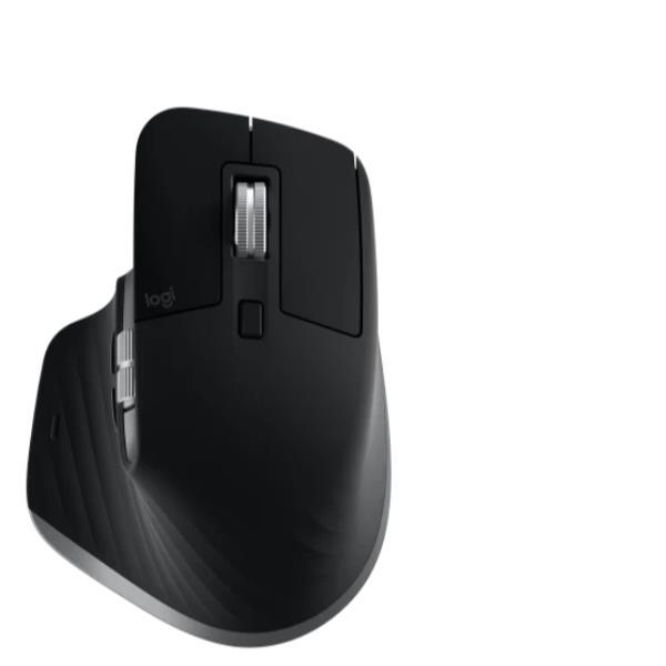 Logitech Master Series MX Master 3S for Mac - Mouse - ergonomico - ottica - 7 pulsanti - senza fili - Bluetooth, 2.4 GHz - grigio spazio - per Apple MacBook