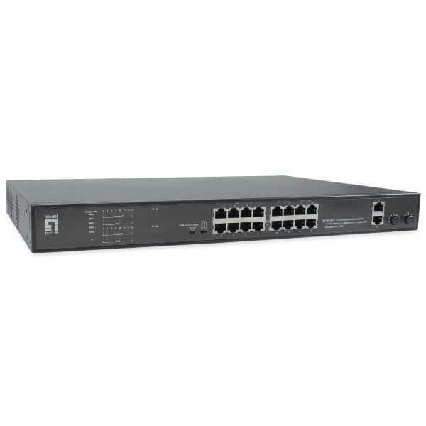 LEVELONE FGP-2031 - SWITCH 20-PORTE FAST ETHERNET POE …
