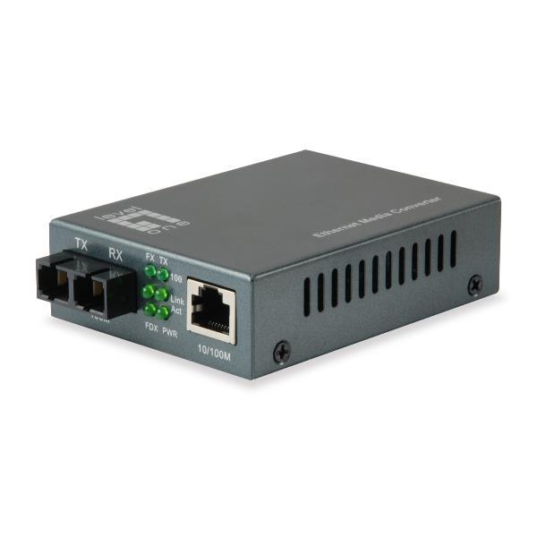 LEVEL ONE RJ45TOSC SINGLE-MODE FIBER80KM