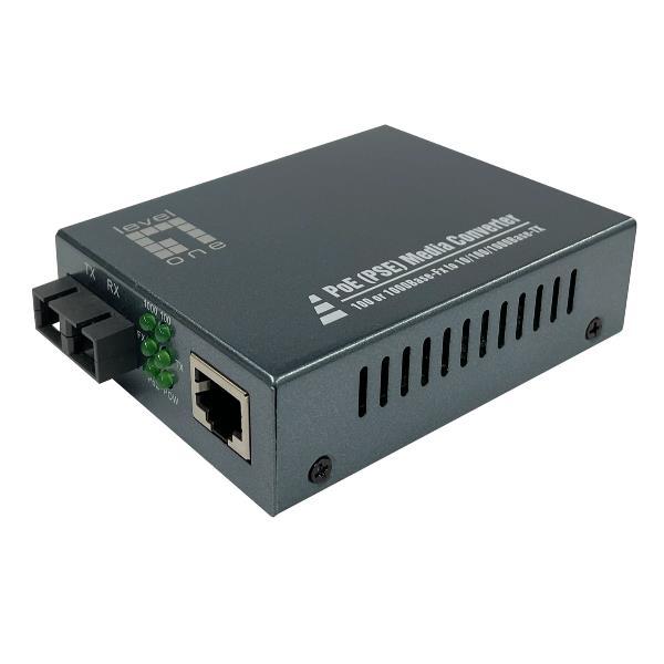 LEVEL ONE RJ45TOSC GBITCONVERTER POE0.5KM