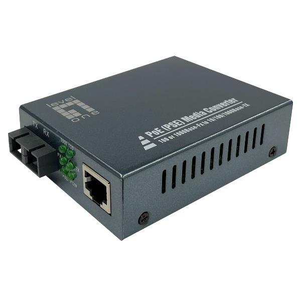 LEVEL ONE RJ45TOSC GBIT CONVERTER POE 20KM