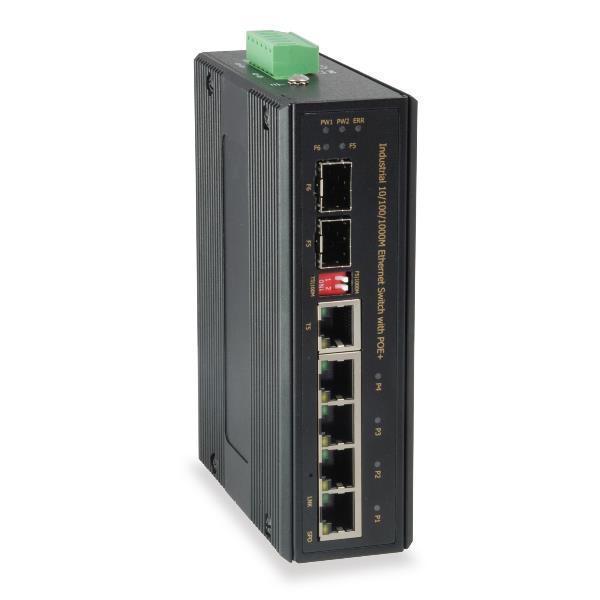 LEVEL ONE 6-PORT GIGABIT POE INDUST.