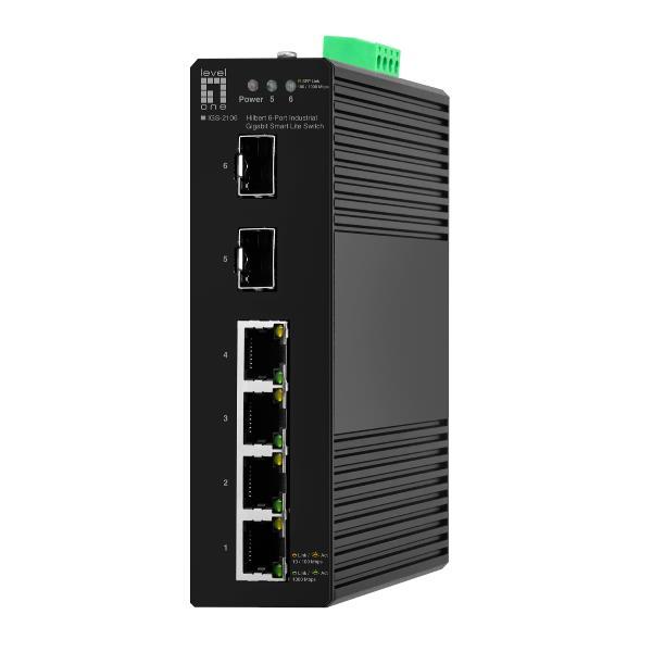LEVEL ONE HILBERT 6-PORT INDUST GBIT