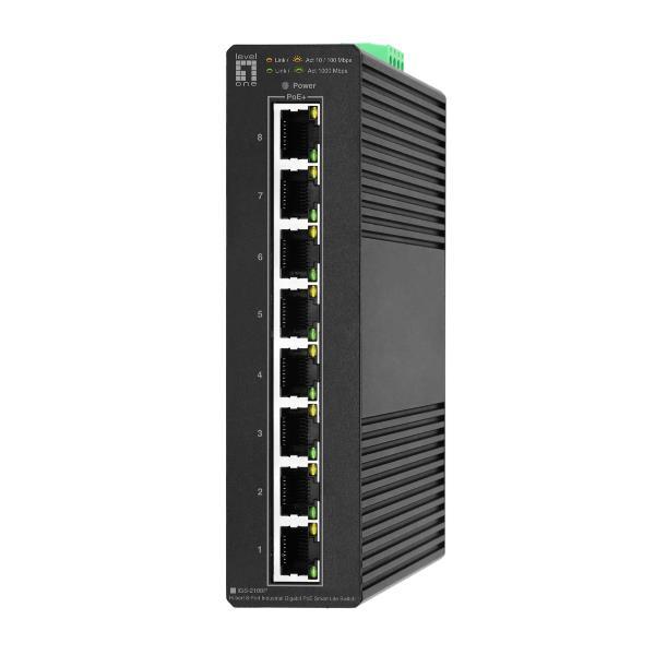 LEVEL ONE HILBERT 8-PORT INDUST. GB P