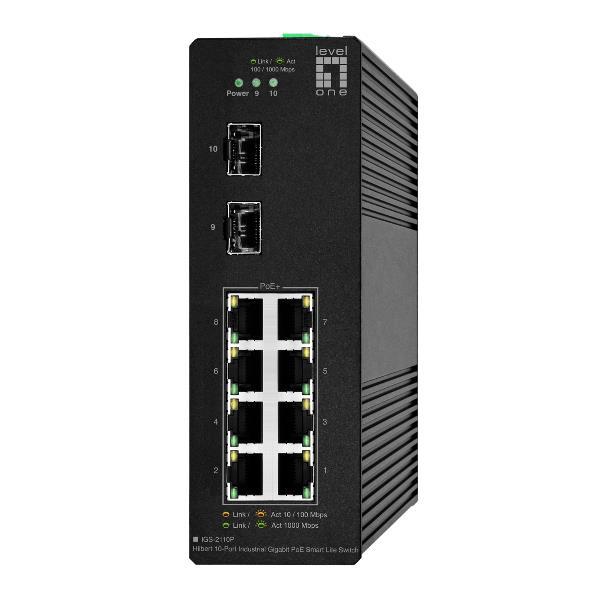 LEVEL ONE HILBERT 10-PORT INDUST GBP