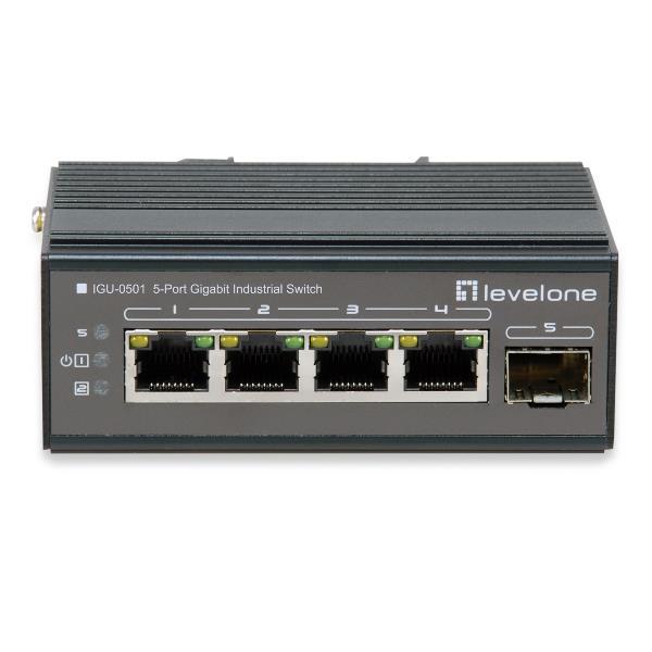LEVEL ONE 5-PORT GIGABIT P DIN