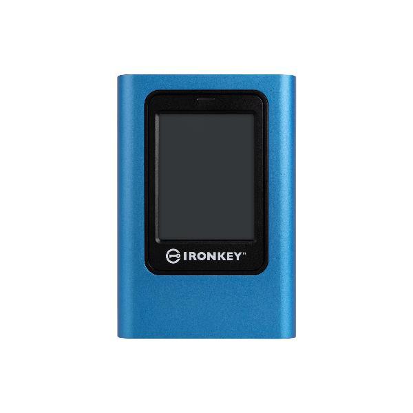 Kingston IronKey Vault Privacy 80 - SSD - crittografato - 7.68 TB - esterno (portatile) - USB 3.2 Gen 1 (USB-C connettore) - FIPS 197, 256-bit AES-XTS - Compatibile TAA