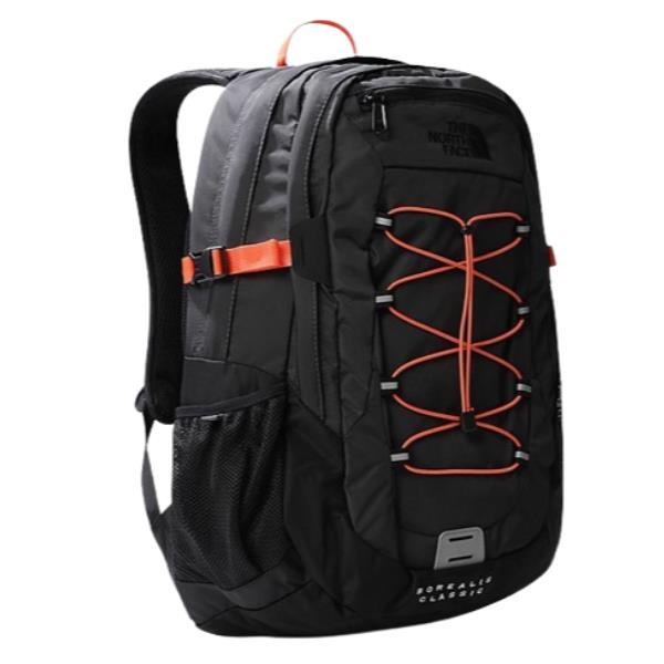NORTH FACE ZAINO BOREALIS CLASSIC ZAINO PER NOTEBOOK DA 15" IN NYLON BALISTICO 34.3X48.3X19 CM 29 LT 2 SCOMPARTI 2 TASCHE ESTERNE GRIGIO