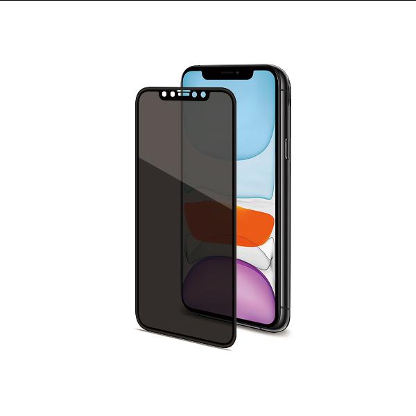 Celly Privacy Glass - Protezione per schermo per telefono cellulare - 3D - con filtro privacy - per Apple iPhone 11