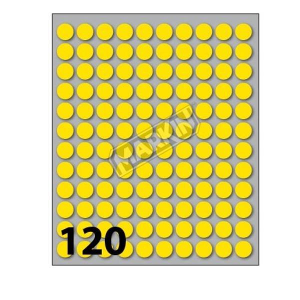 MARKIN CONF10 BUSTE ETICHET 4 VERDE DIAM10