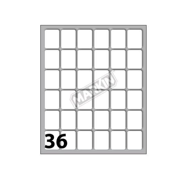 MARKIN ETICHETTE ADESIVE 22X17 mm BIANCO CONF 360 Pz.