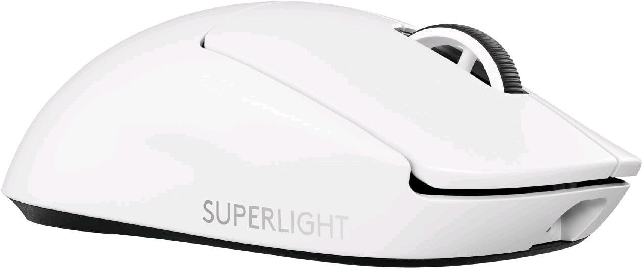 Logitech G PRO X SUPERLIGHT 2 - Mouse - ottica - 5 pulsanti - senza fili - LIGHTSPEED - ricevitore LIGHTSPEED Logitech - bianco