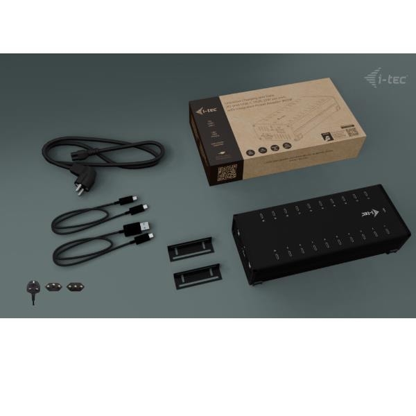 HUB USB C USB A a 20 porte USB C + Ricarica 15W per porta - Alimentato