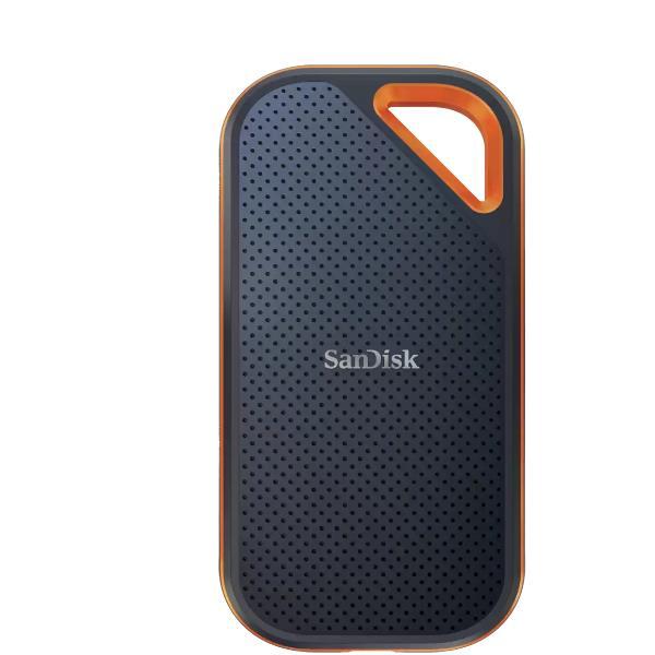 SanDisk Extreme PRO Portable - SSD - crittografato - 2 TB - esterno (portatile) - USB 3.2 Gen 2x2 - 256 bit AES