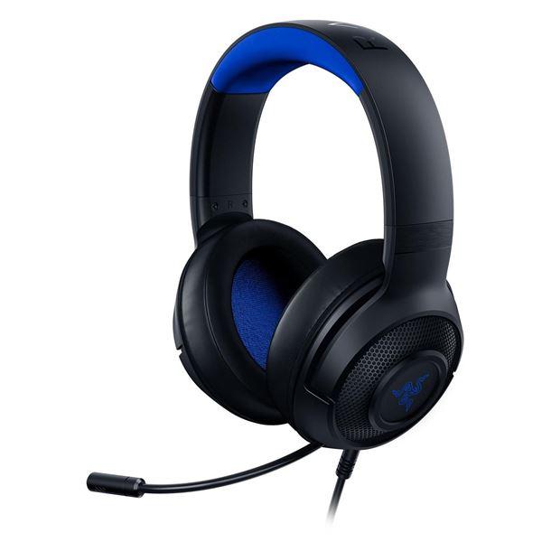 Razer Kraken X - Cuffie con microfono - canale 7.1 - dimensione completa - cablato - jack 3,5 mm - isolamento dal rumore - console