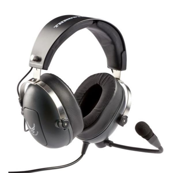 ThrustMaster T.Flight - U.S. Air Force Edition - cuffie con microfono - dimensione completa - cablato - jack 3,5 mm - isolamento dal rumore