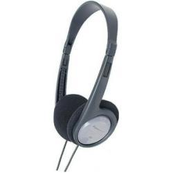 Panasonic RP-HT090E-H - Cuffie - over ear - cablato - jack 3,5 mm - grigio