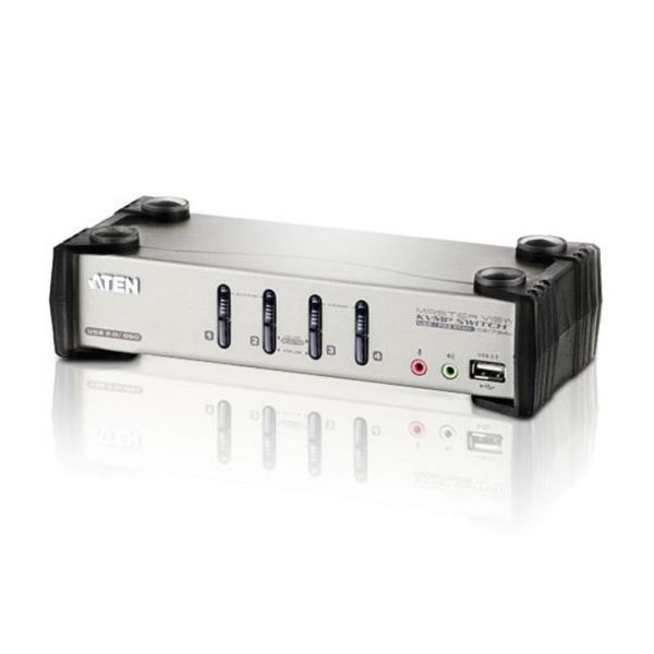 ATEN CS1734B - Switch KVM / audio / USB - 4 x KVM / audio / USB - 1 utente locale - desktop