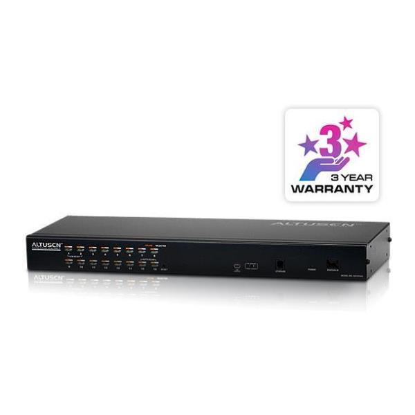ALTUSEN KH1516AI - Switch KVM - 16 x KVM port(s) - montabile su rack