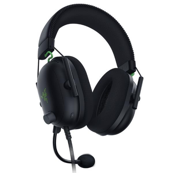 Razer BlackShark V2 - Cuffie con microfono - dimensione completa - cablato - jack 3,5 mm - isolamento dal rumore