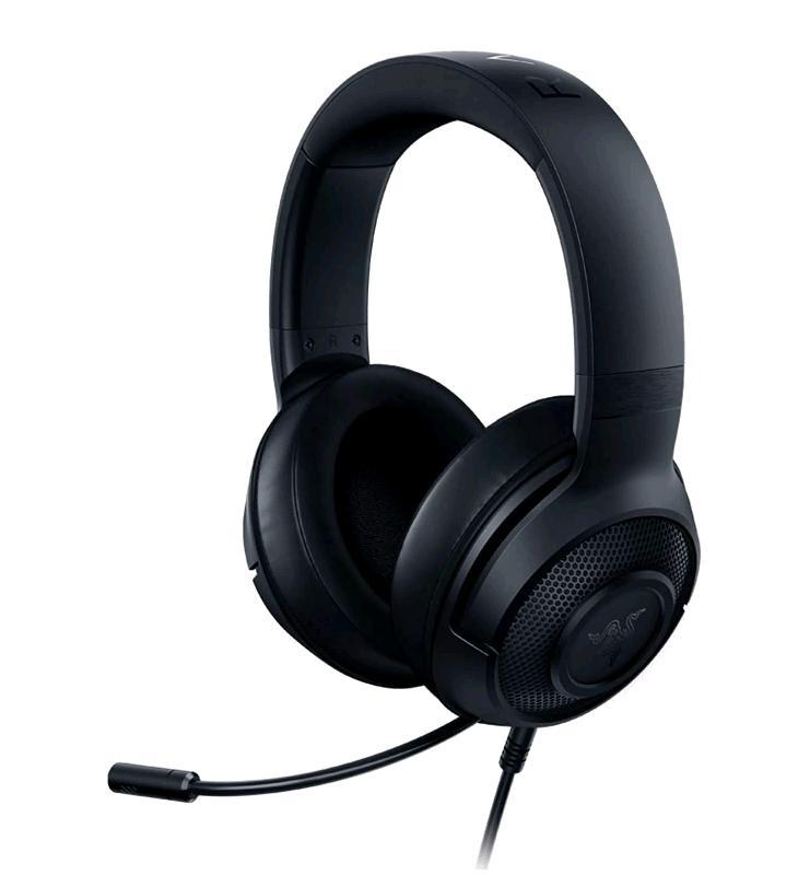 Razer Kraken X Lite - Cuffie con microfono - canale 7.1 - dimensione completa - cablato - jack 3,5 mm - isolamento dal rumore