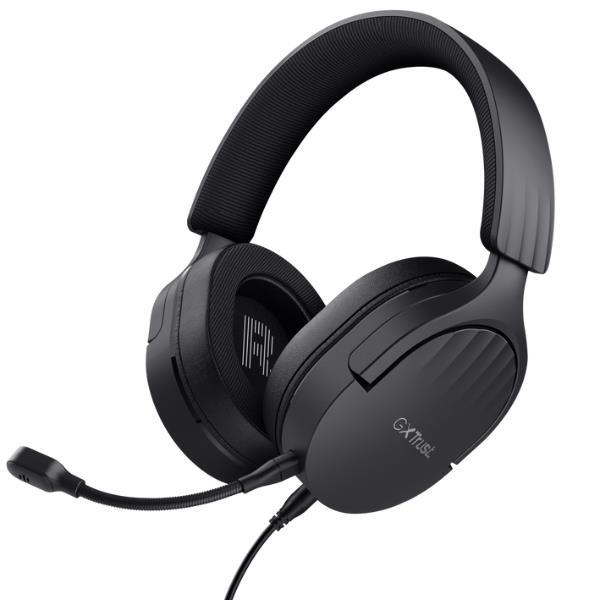 Trust GXT 489 FAYZO CUFFIE GAMING MULTIPIATTAFORMA OVER-EAR - 85% PLASTICA RICICLATA - NERO