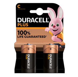 DURACELL PLUS BATTERIE ALCALINE MEZZATORCIA C 1400 CONF …