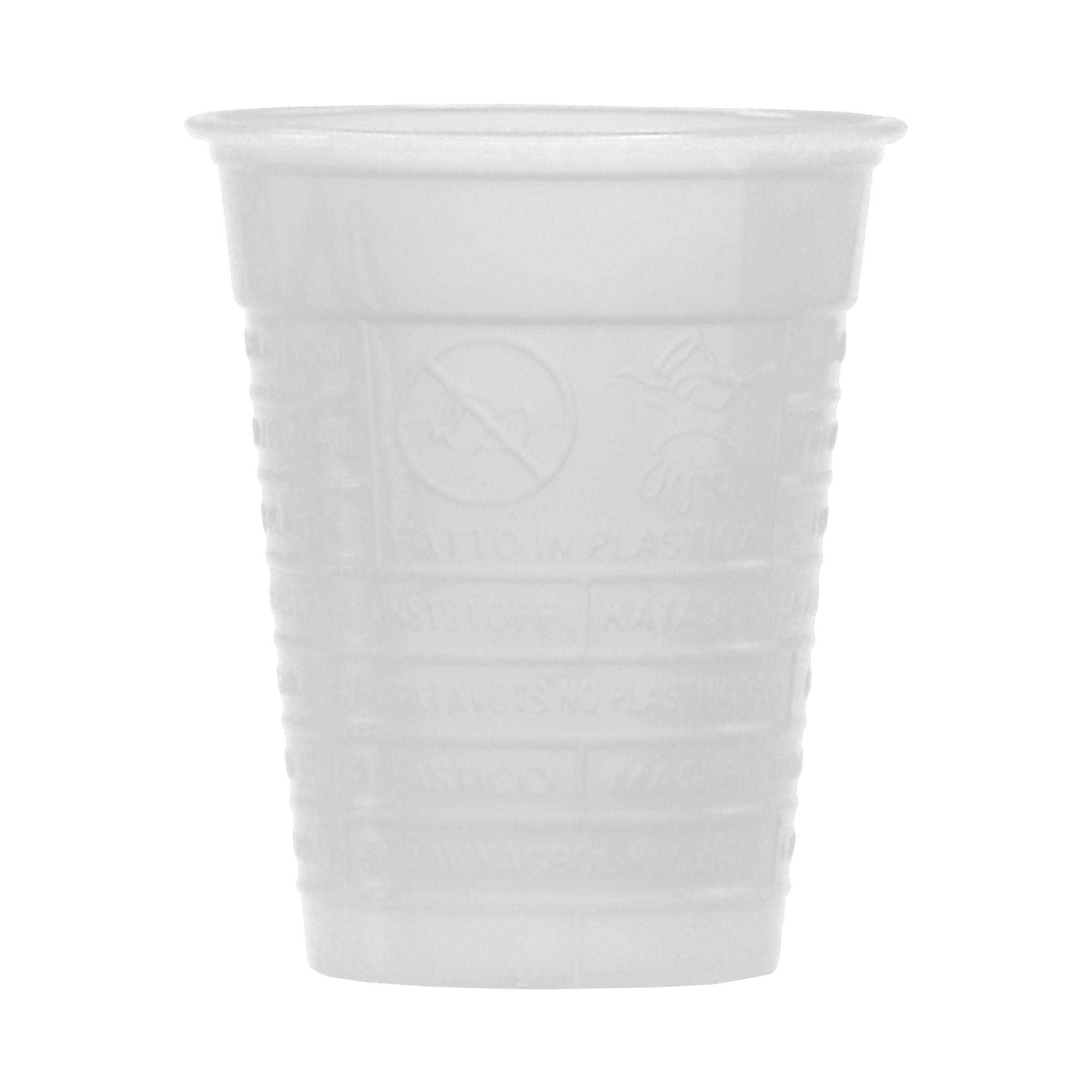 Bicchieri - monouso - 200 cc - bianco - Dopla - conf. 100 pezzi