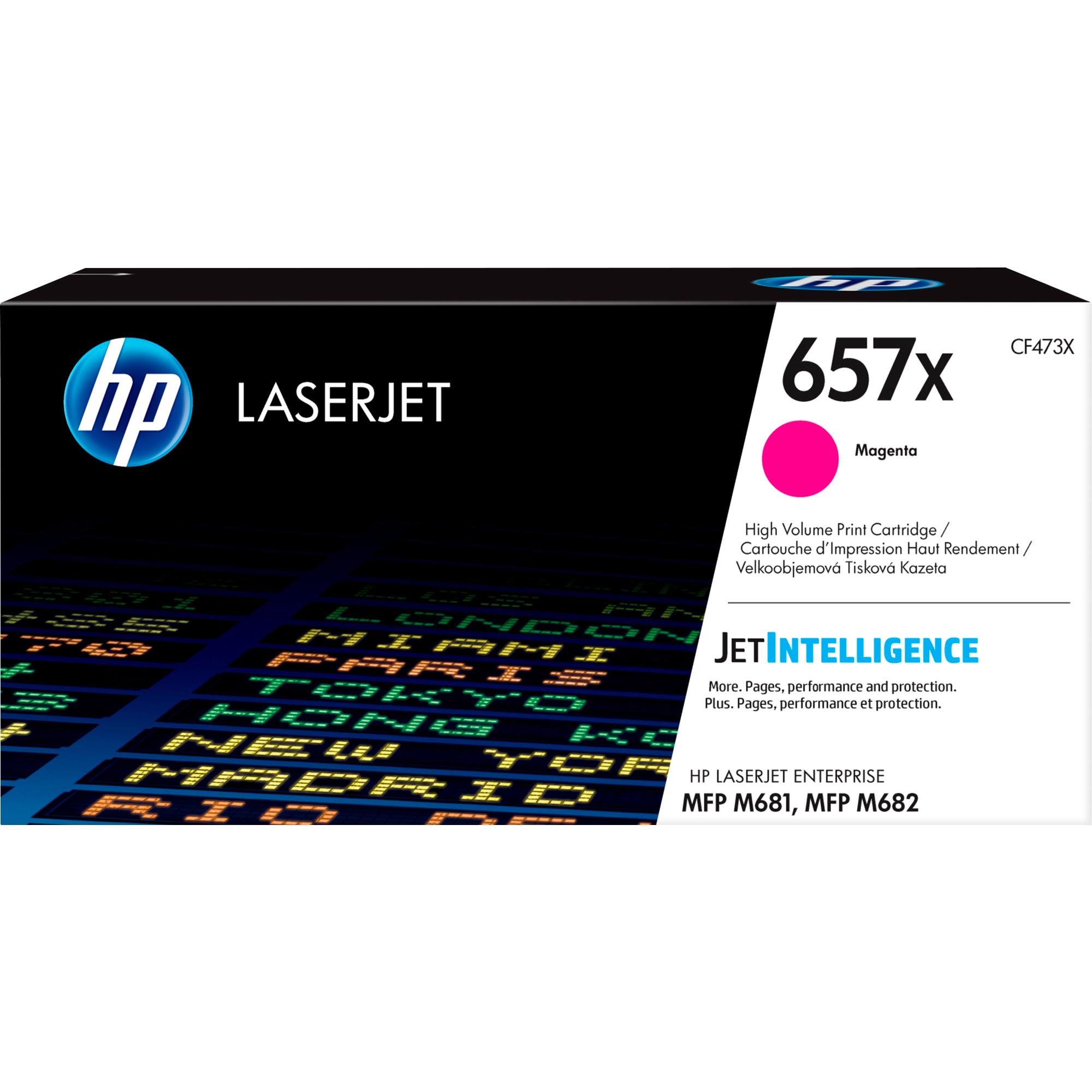 HP 657X - Alta resa - magenta - originale - LaserJet - cartuccia toner (CF473X) - per Color LaserJet Enterprise MFP M681; LaserJet Enterprise Flow MFP M681, MFP M682