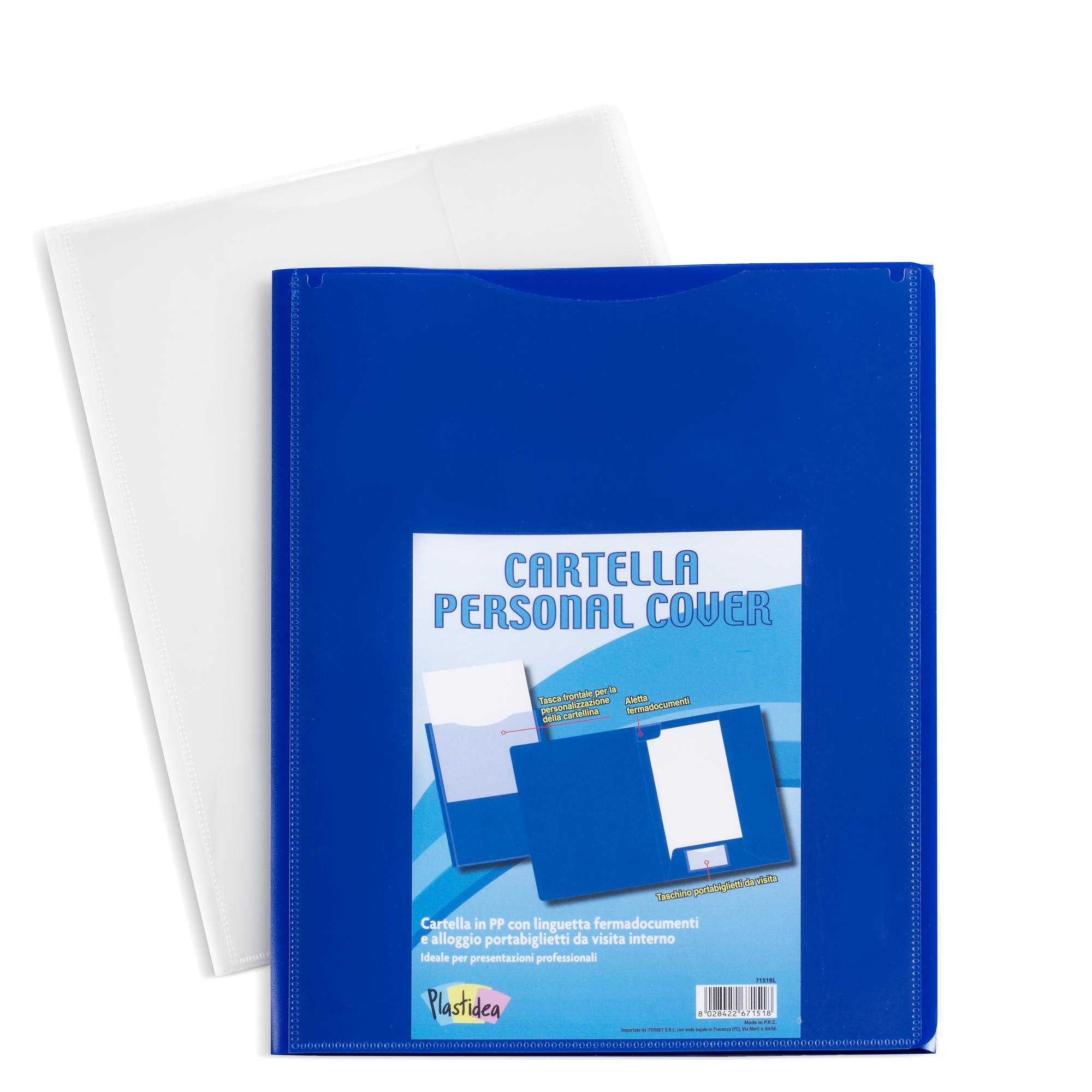 Cartella in PP Personal Cover - blu - …