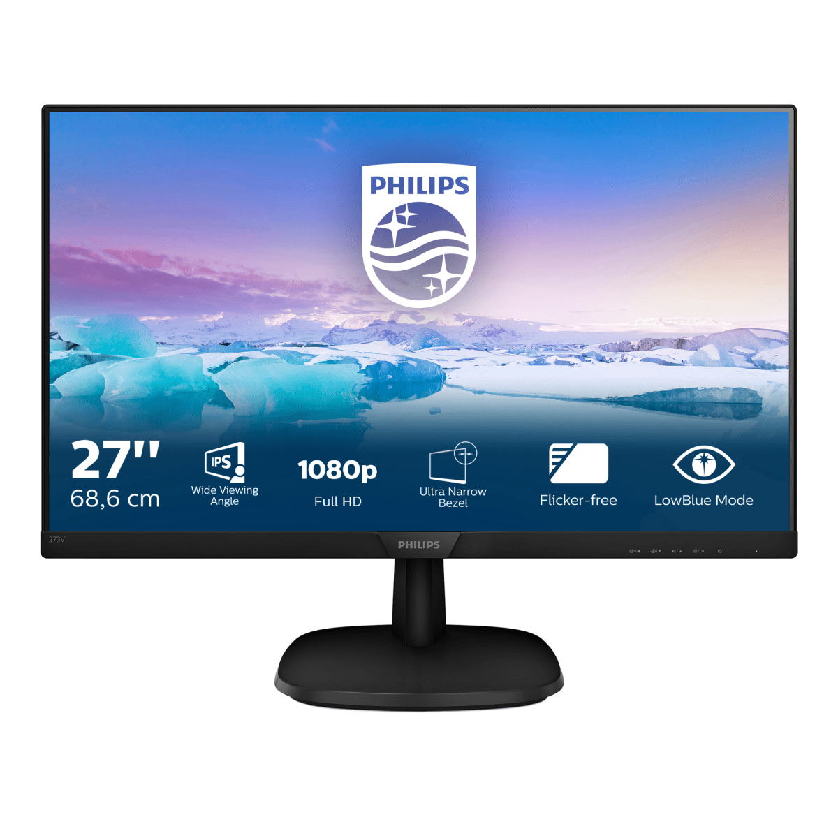 PHILIPS 273V7QDAB 27" LED IPS FORMATO 16:9 CONTRASTO …