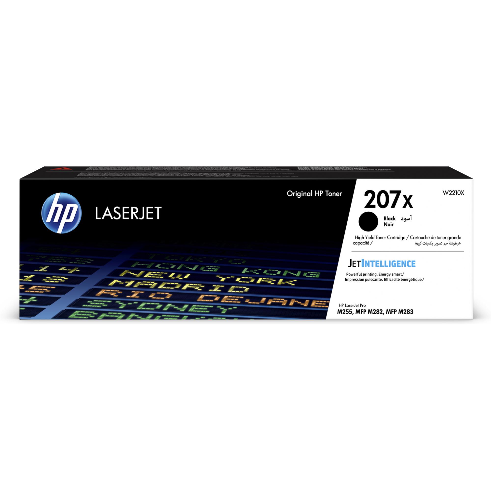 HP 207X TONER NERO ALTA RESA 2.450 PAGINE PER COLOR LASERJET PRO MFP M282NW, MFP M283FDN, MFP M283FDW