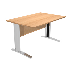 Scrivania lineare Easy - 120 x 80 x …