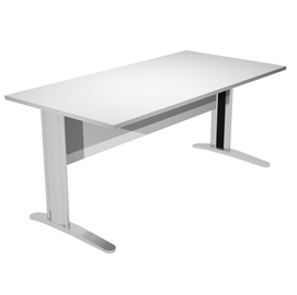 Scrivania lineare Easy - 120 x 80 x …