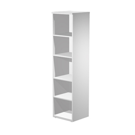 Mobile Agorà - alto a giorno - 45 x 46 x 181,8 cm - bianco
